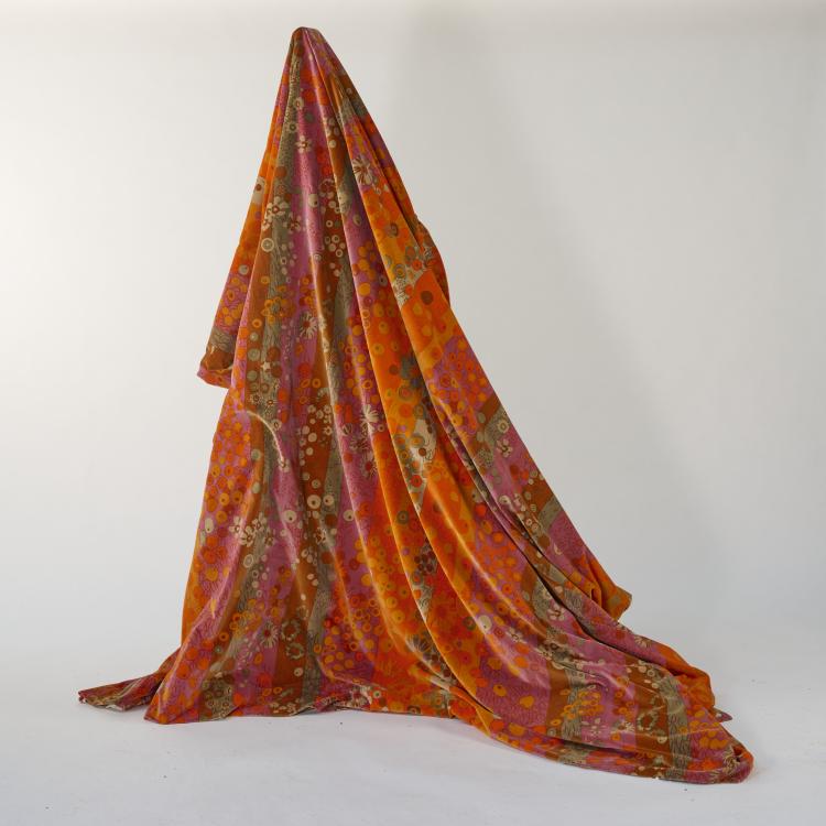 Hauptbild zu Objekt, 'Primavera' curtain fabric, 1960 (design), Lenor Larsen, Jack, 175B 165