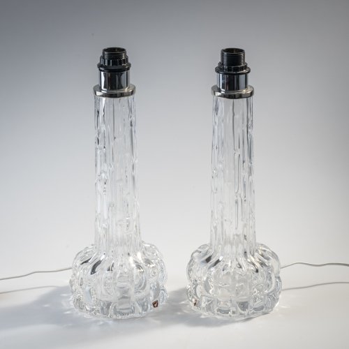 Two lamp bases, 1970s