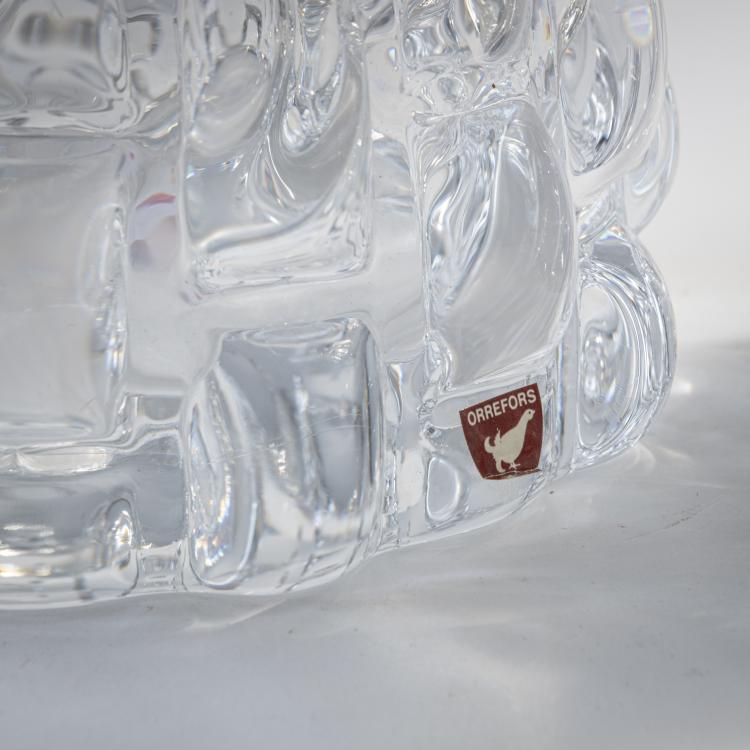 Bild 1 zu Objekt, Two lamp bases, 1970s, Carl Fagerlund (attributed), Orrefors Glasbruk, 177A 332