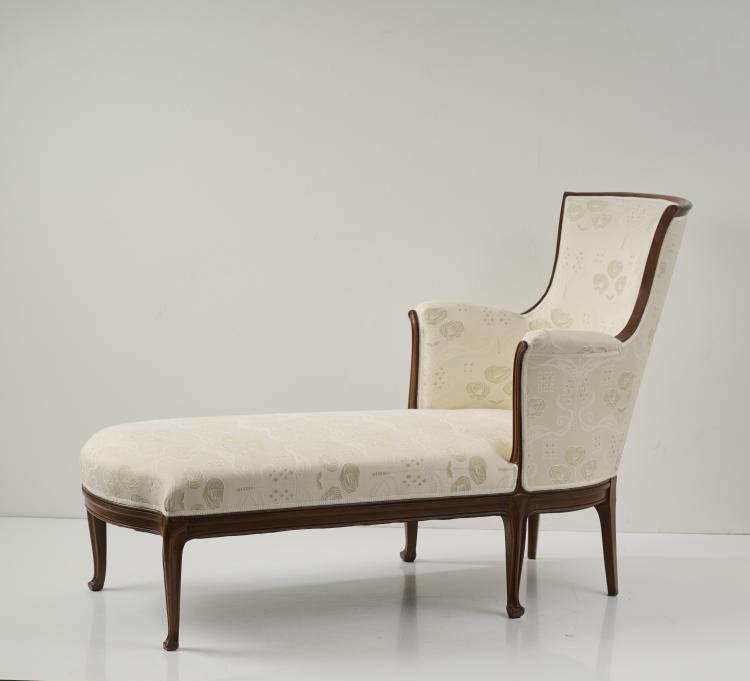 Hauptbild zu Objekt, Chaise longue, 1880s, Frankreich, 176C 495