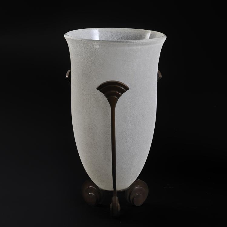 Bild 2 zu Objekt, Vase 'Large Art Deco Urn', 1980 (Entwurf), Karl Springer, Springer, New York; Seguso Vetri d'Arte, Murano;, 175B 176