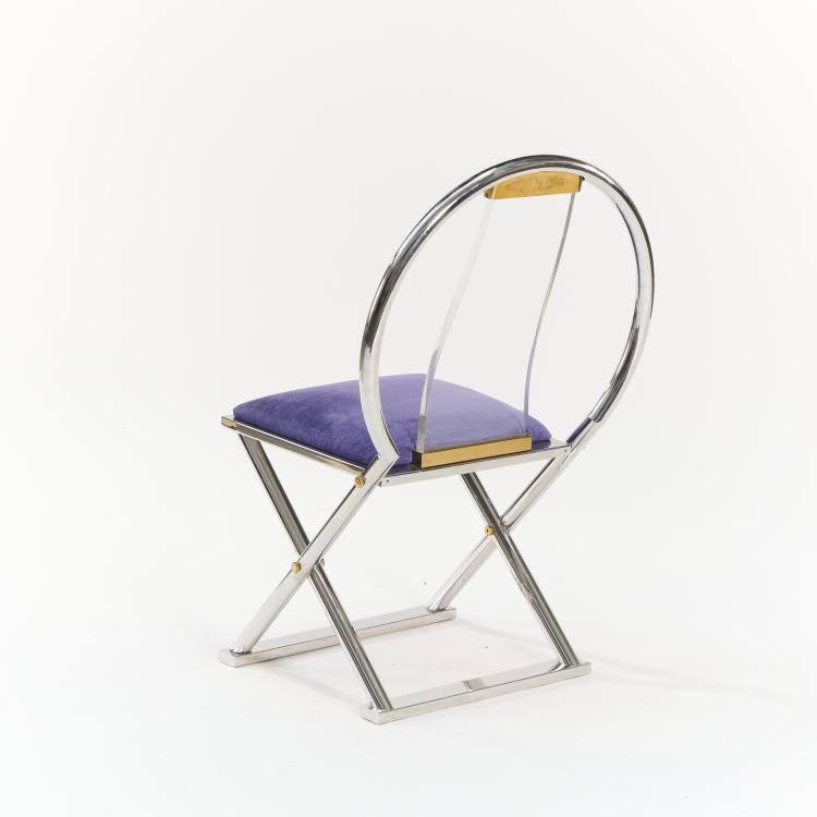Bild 4 zu Objekt, Four 'Curved-Back side chairs', 1980s (design), Karl Springer, Springer Ltd., New York, 175B 375