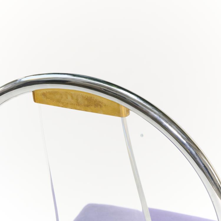 Bild 6 zu Objekt, Four 'Curved-Back side chairs', 1980s (design), Karl Springer, Springer Ltd., New York, 175B 375