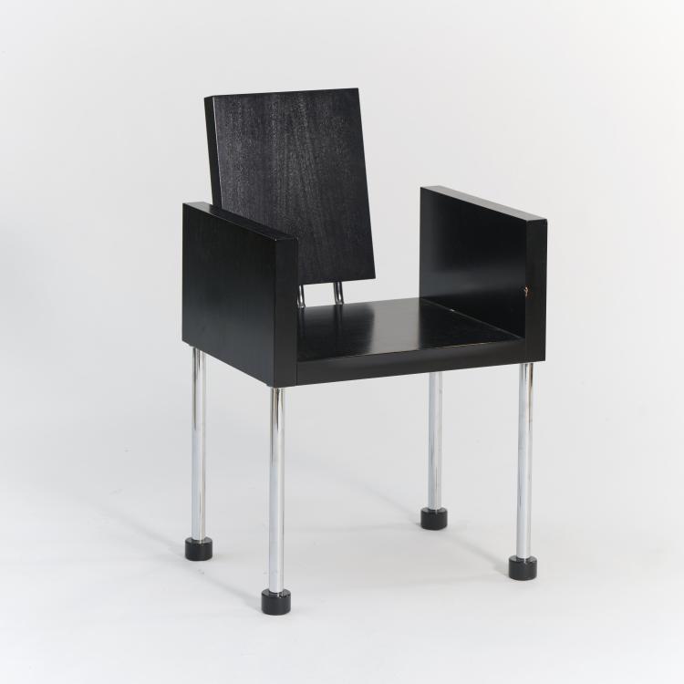 Hauptbild zu Objekt, 'Miss, don't you like caviar?' armchair, 1987 (design), Ettore Sottsass, Brugola, Renzo f&uuml;r Galerie Blum Helman, New York, 175B 401