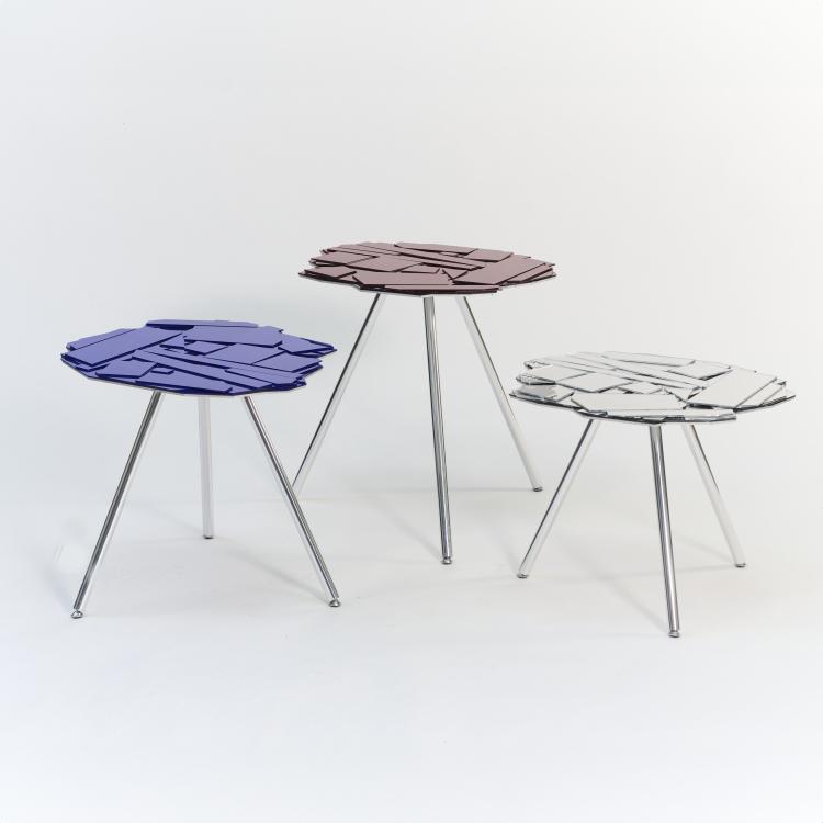 Bild 2 zu Objekt, Drei Beistelltische 'Brasilia' 2005 (Entwurf), Fernando Campana,Humberto Campana, Edra, Mailand, 175B 411