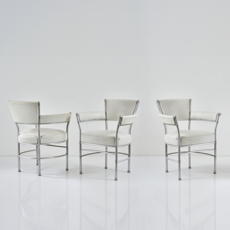 Bild 1 zu Objekt, Three 'Mod. 1052' armchairs, c. 1930 (design), Warren McArthur, ClassiCon, M&uuml;nchen, 175B 115