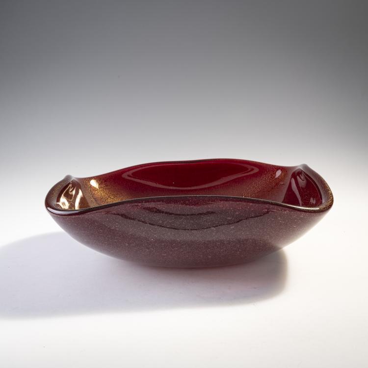 Hauptbild zu Objekt, Schale 'Pulegoso oro', um 1939, Flavio Poli, Seguso Vetri d'Arte, 175C 471