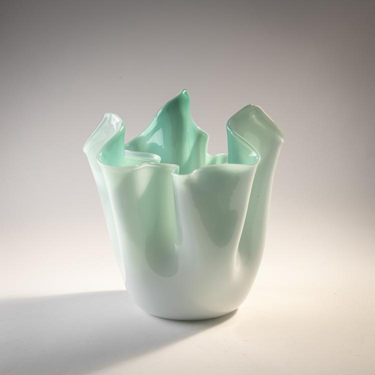Hauptbild zu Objekt, 'Fazzoletto' vase, c. 1949, Fulvio Bianconi, Venini & C., Murano, 175C 531