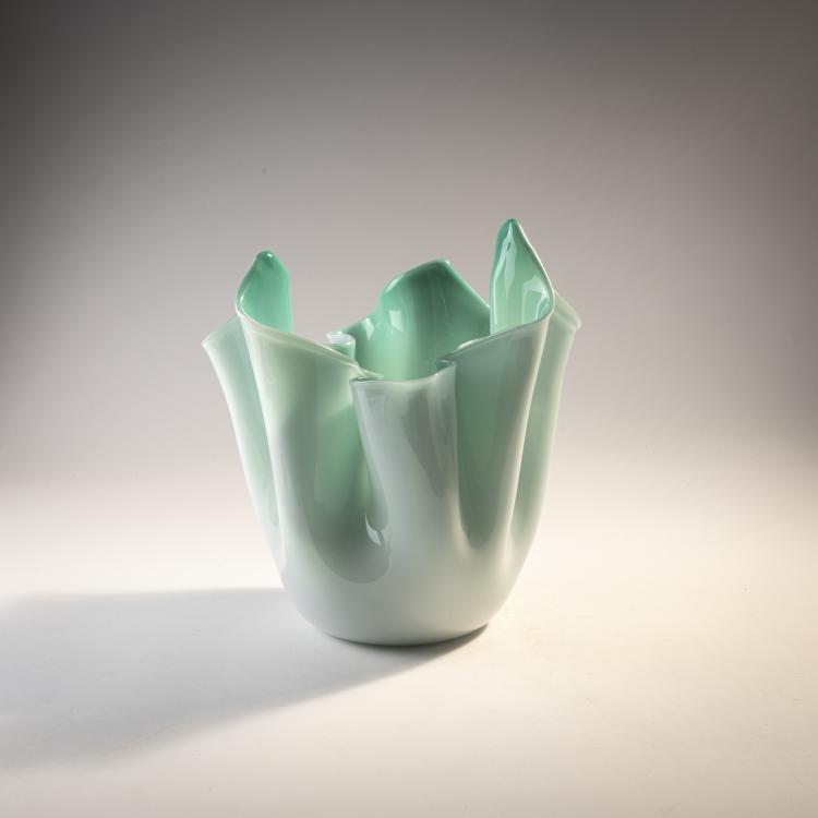 Bild 1 zu Objekt, 'Fazzoletto' vase, c. 1949, Fulvio Bianconi, Venini & C., Murano, 175C 531