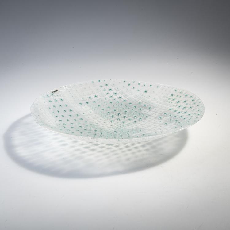 Bild 1 zu Objekt, 'Primavera' plate, c. 1968, Alfredo Barbini,Flavio Barbini, Barbini, Alfredo, Murano, 175C 634
