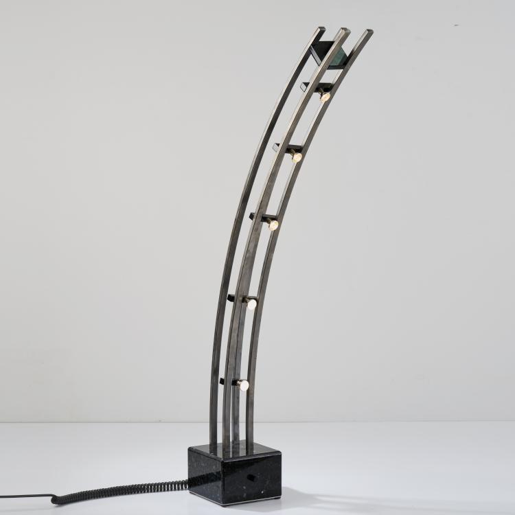 Bild 1 zu Objekt, 'Arc lamp', 1990 (design), Gerd Arens, Pentagon, K&ouml;ln, 176B 340