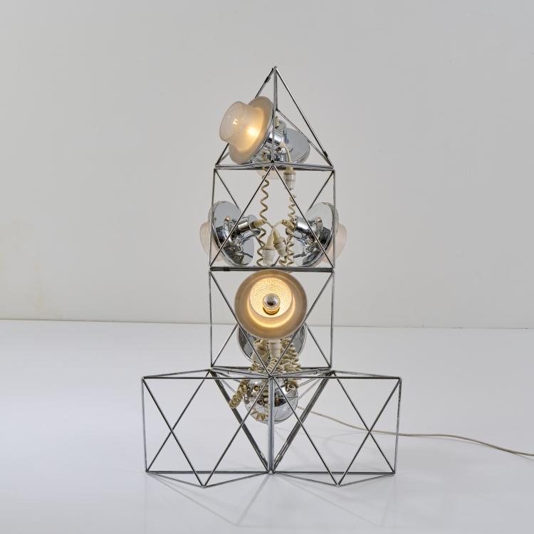 Bild 2 zu Objekt, 'Poliedra' floor lamp, 1969 (design), Felice Ragazzo, DH Guzzini, Mailand, 175B 305
