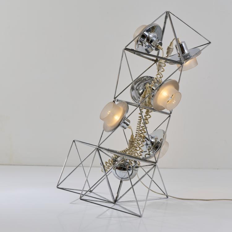 Bild 3 zu Objekt, 'Poliedra' floor lamp, 1969 (design), Felice Ragazzo, DH Guzzini, Mailand, 175B 305