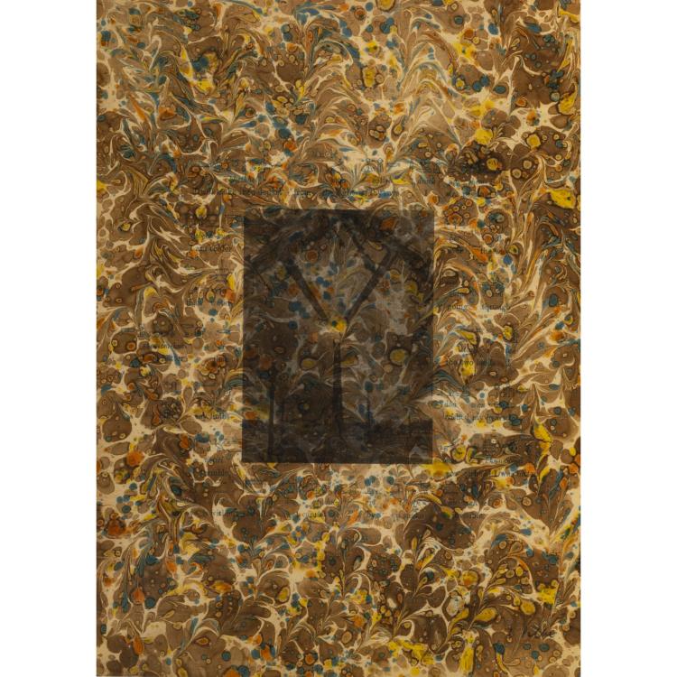 Hauptbild zu Objekt, 'Obelisk (Hieroglyphen)', 'H&auml;nde (Die Vermittlung zwischen dem Oberen und dem Unteren)' und 'H&auml;userfront (Wer hier nichts erkennen kann, muss selber pendeln)', 1973, Sigmar Polke, Griffelkunst-Vereinigung Hamburg e.V. (Publ.), 177C 757