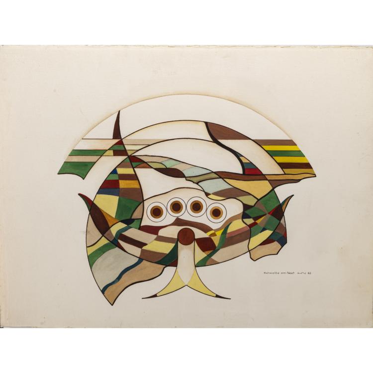 Bild 1 zu Objekt, 'Kaminfeuer' und 'Schwalbe am Nest', 1982, Heinrich Neuy, 177C 749