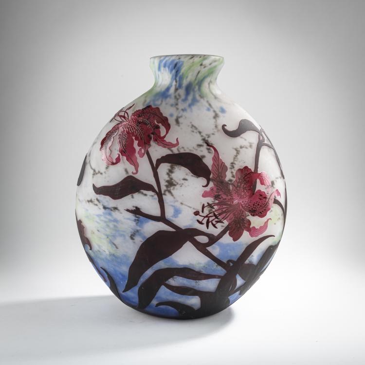 Hauptbild zu Objekt, Huge vase 'Lys tigr&eacute;', c. 1925, Muller Fr&egrave;res, Luneville, 176C 454