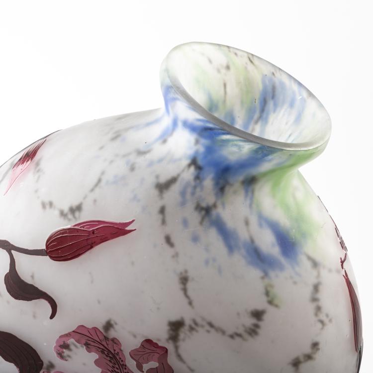 Bild 4 zu Objekt, Huge vase 'Lys tigr&eacute;', c. 1925, Muller Fr&egrave;res, Luneville, 176C 454