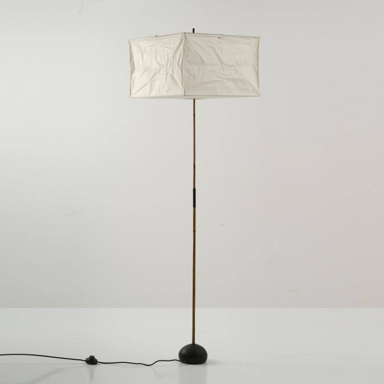 Hauptbild zu Objekt, 'X3 + BB3' floor light, c. 1951 (design), Isamu Noguchi, Ozeki, Gifu, Japan; Vertrieb/Distribution: Mobles 114, Barcelona, 175B 197
