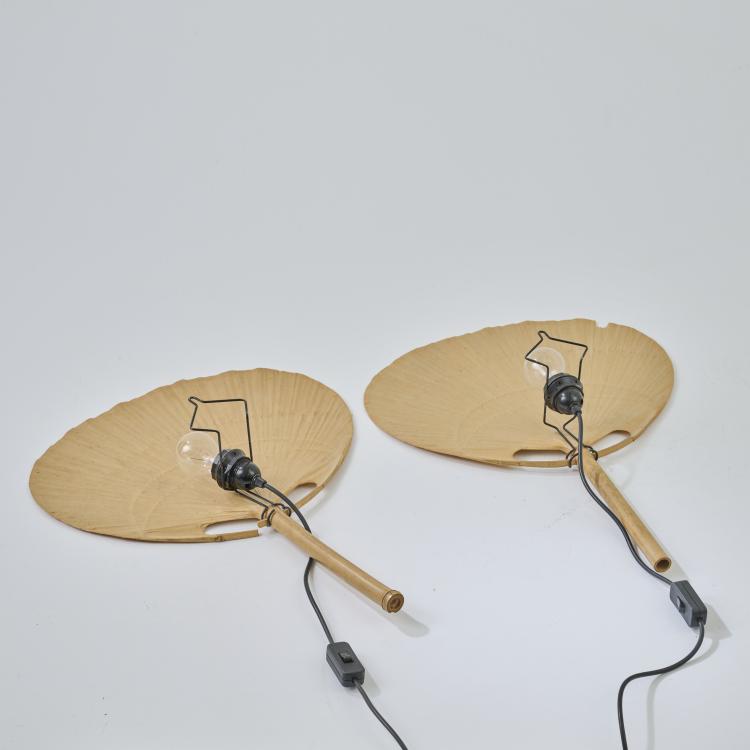 Bild 4 zu Objekt, Two 'Uchiwa IV' wall lights, 1973 (design), Ingo Maurer, Design M, Maurer, Ingo, M&uuml;nchen, 175B 262