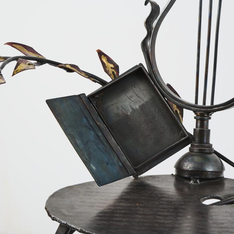 Bild 7 zu Objekt, 'Lyre' chair, 1986 (design), Mark Brazier-Jones, Brazier Jones, Mark, Buckland, Buntingford., 175B 382
