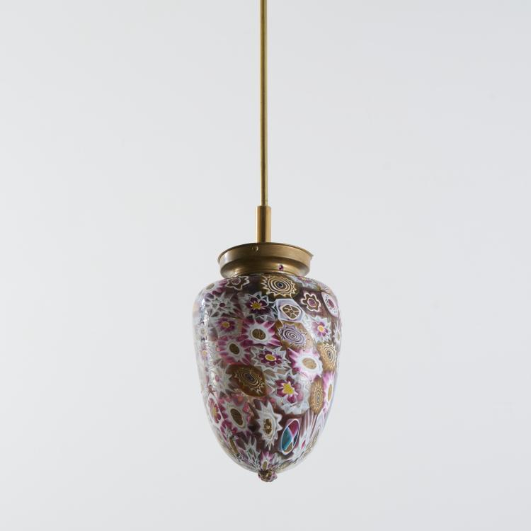 Bild 1 zu Objekt, Hanging light 'Millefiori', 1910s (design), Toso, Fratelli, Murano (zug./attr.), 177A 5