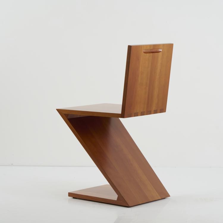 Bild 3 zu Objekt, Stuhl 'Zig Zag', 1932-34 (Entwurf), Gerrit Rietveld, Cassina, Mailand / Milan, 177A 33