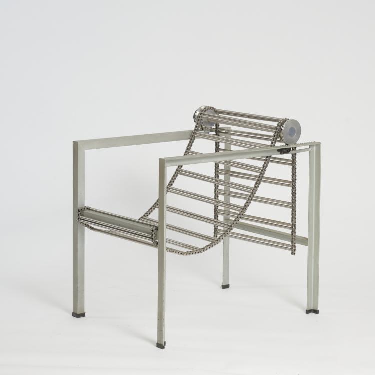 Bild 4 zu Objekt, 'Barba D'Argento' easy chair, 1986 (design), Paolo Pallucco,Mireille Rivier, Pallucco, Rom, 176B 327