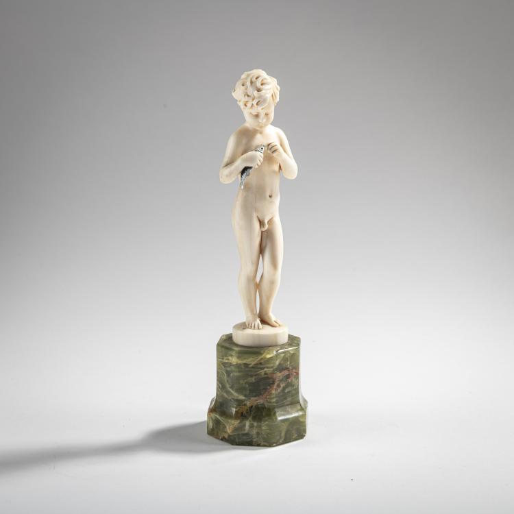 Hauptbild zu Objekt, 'Boy with Fish', before 1914, Ferdinand Preiss, 176C 691