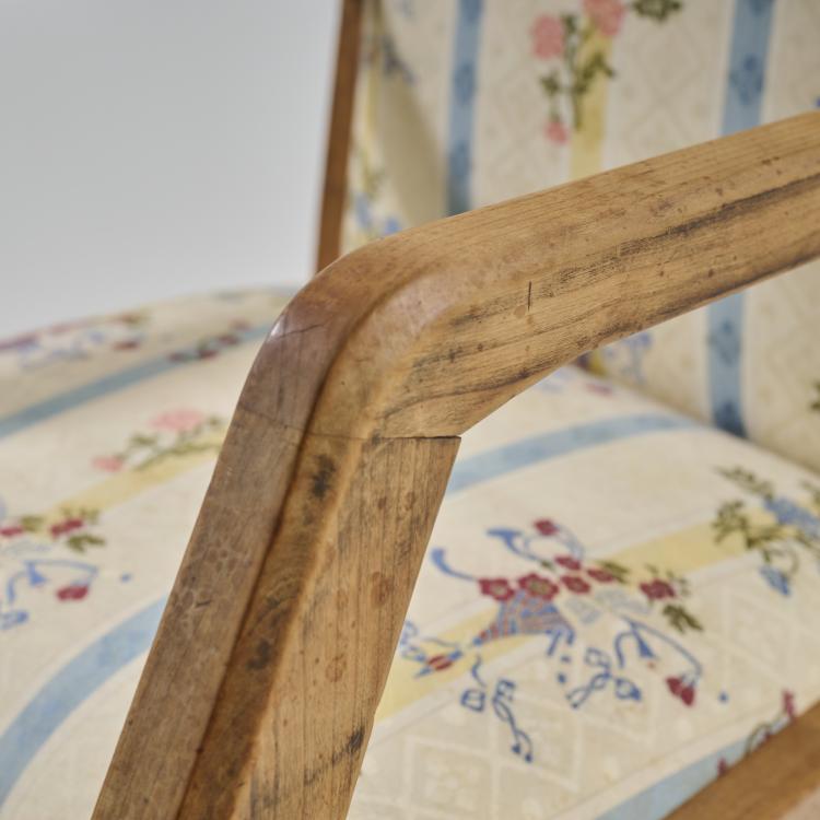 Bild 6 zu Objekt, Anthroposophischer Armlehnstuhl, 1930er Jahre, Felix Kayser (zugeschrieben), Schiller-M&ouml;bel, Stuttgart (zug./attr.), 176B 106