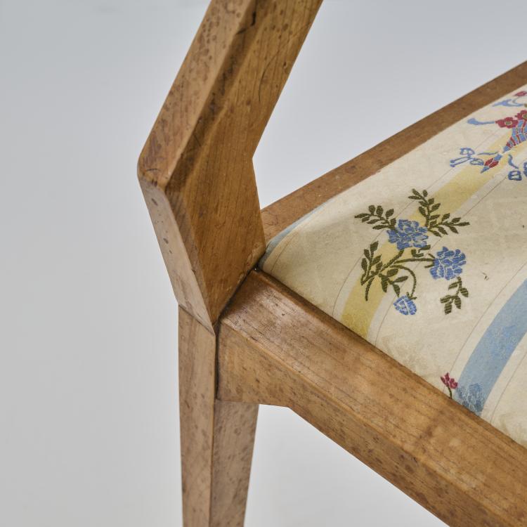 Bild 8 zu Objekt, Anthroposophischer Armlehnstuhl, 1930er Jahre, Felix Kayser (zugeschrieben), Schiller-M&ouml;bel, Stuttgart (zug./attr.), 176B 106