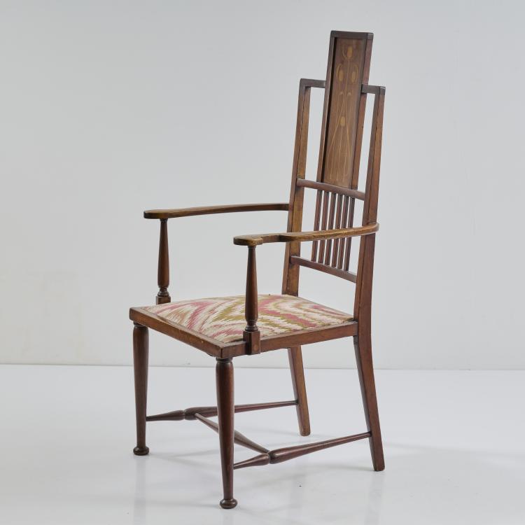 Bild 2 zu Objekt, Armchair, 1900-10, J. S. Henry Sons Ltd., London (zug./attr.); Liberty & Co., London (zug./attr.), 176C 774