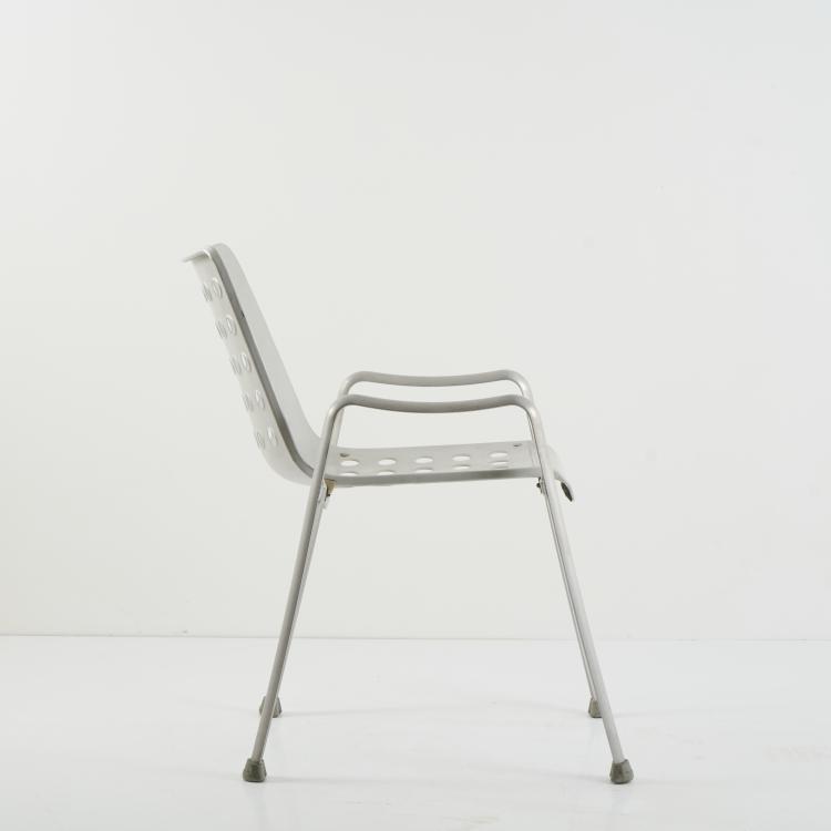 Bild 1 zu Objekt, Armlehnstuhl 'Landi', 1938/39 (Entwurf), Hans Coray, Waedenswil, Metallwarenfabrik, Schweiz / Switzerland, 177A 45