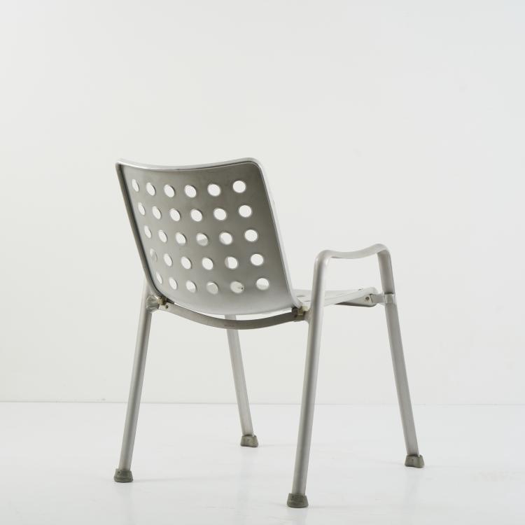 Bild 2 zu Objekt, Armlehnstuhl 'Landi', 1938/39 (Entwurf), Hans Coray, Waedenswil, Metallwarenfabrik, Schweiz / Switzerland, 177A 45