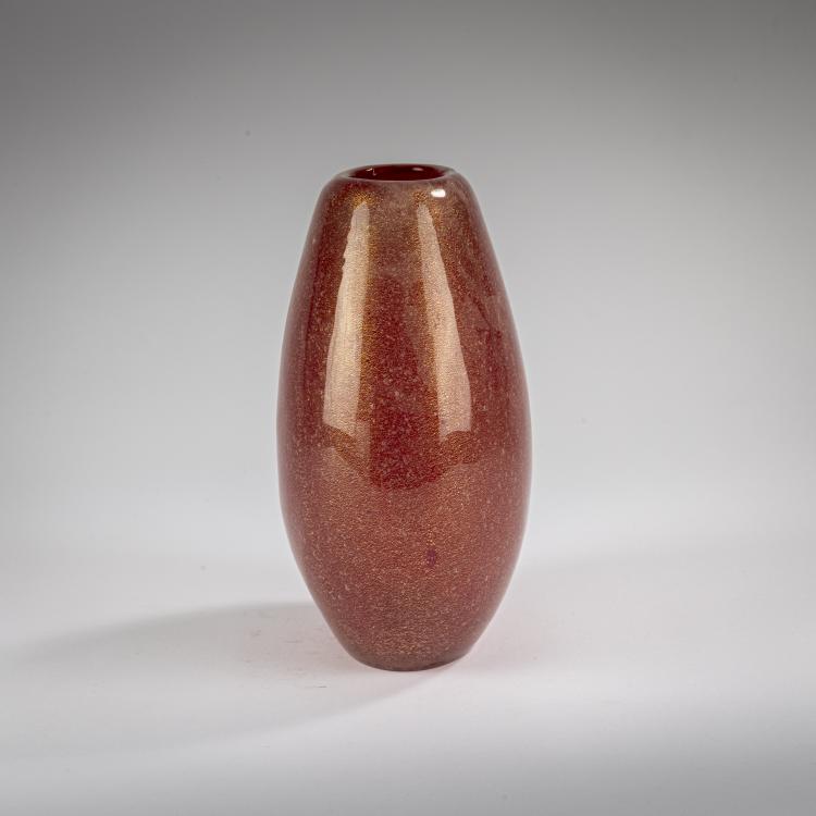 Bild 1 zu Objekt, Vase 'Pulegoso oro', 1940, Flavio Poli, Seguso Vetri d'Arte, Murano, 177B 522