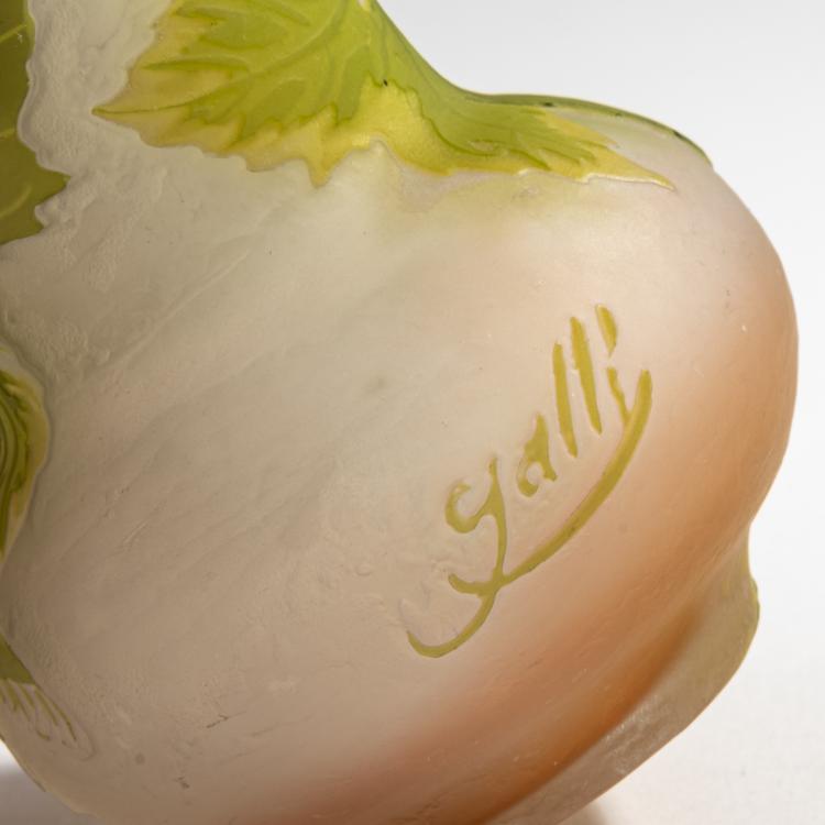 Bild 2 zu Objekt, Vase 'Erable &agrave; feuilles de fr&ecirc;ne', presumably 1905-08, Gall&eacute;, Nancy, 176C 411