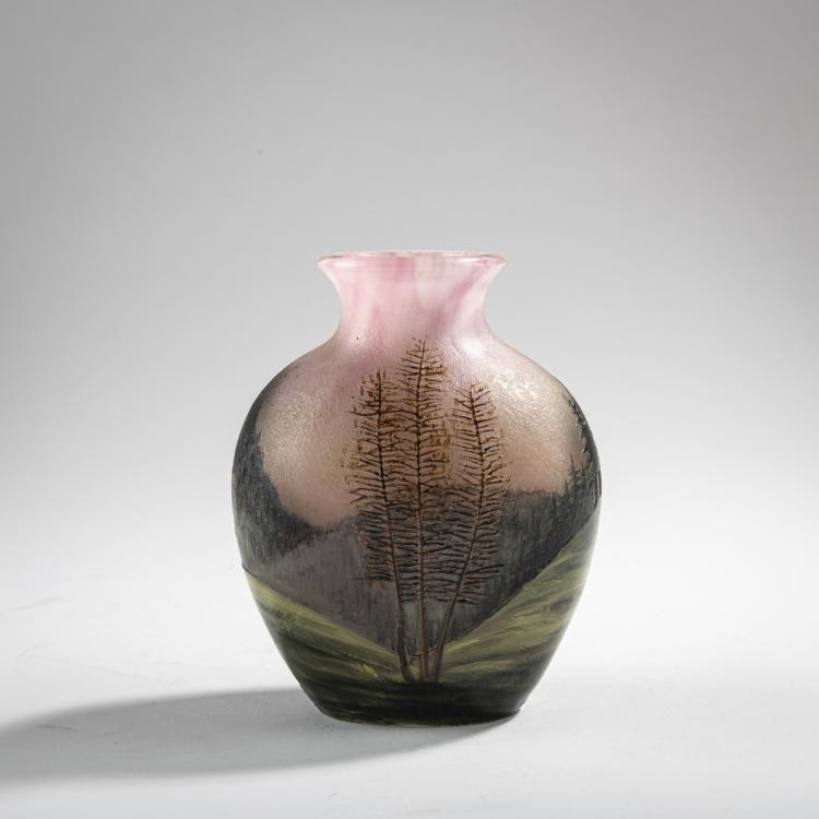 Hauptbild zu Objekt, Vase 'Lamartine' - 'Marienbad', c. 1910, Legras & Cie., Saint-Denis, 176C 449
