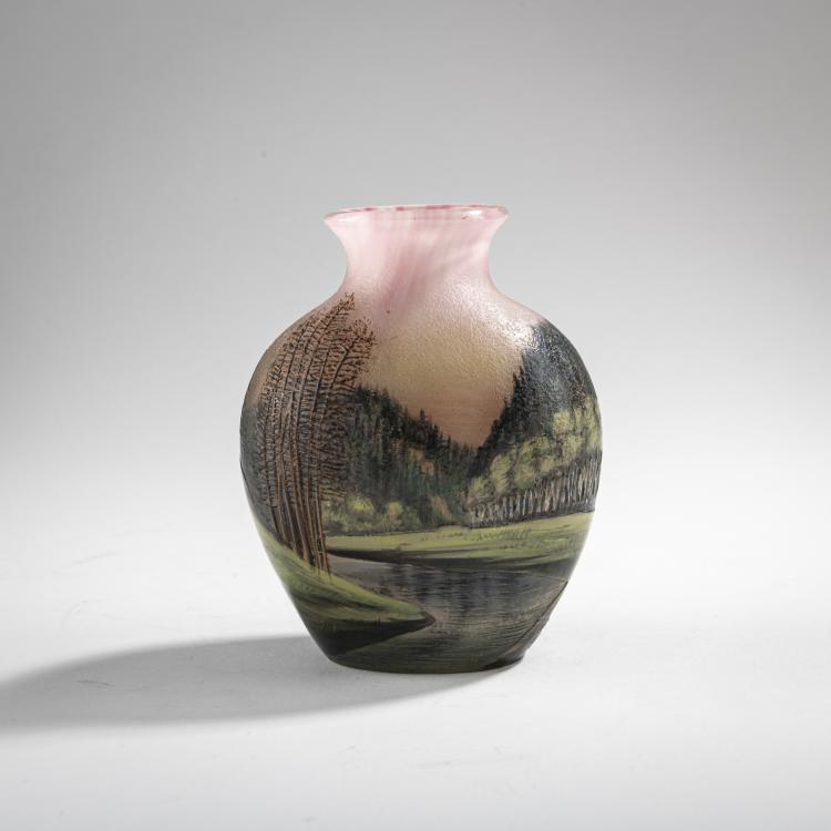 Bild 1 zu Objekt, Vase 'Lamartine' - 'Marienbad', c. 1910, Legras & Cie., Saint-Denis, 176C 449