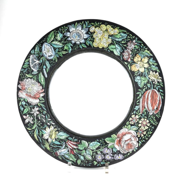 Hauptbild zu Objekt, 'Corona di Fiori' wall mirror, c. 1960, Piero Fornasetti, Fornasetti, Mailand, 176B 269