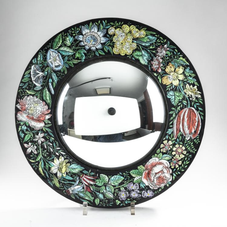 Bild 1 zu Objekt, 'Corona di Fiori' wall mirror, c. 1960, Piero Fornasetti, Fornasetti, Mailand, 176B 269