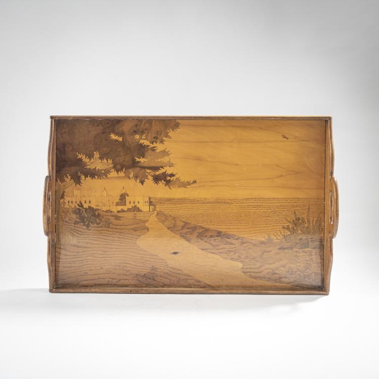 Hauptbild zu Objekt, Tray, c. 1900, Emile Gall&eacute;, Gall&eacute;, Nancy, 176C 496