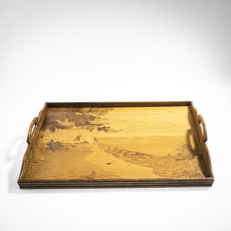 Bild 1 zu Objekt, Tray, c. 1900, Emile Gall&eacute;, Gall&eacute;, Nancy, 176C 496