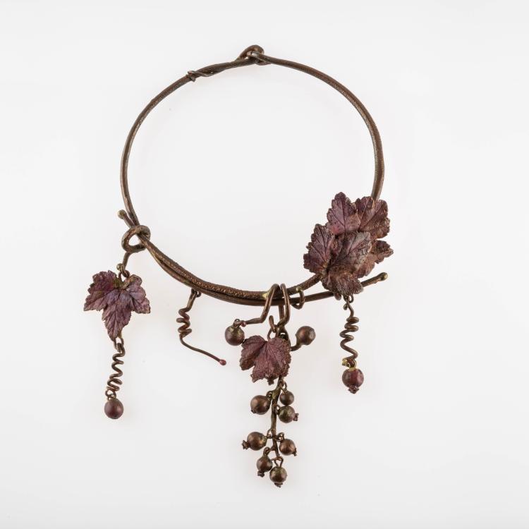 Hauptbild zu Objekt, Halsschmuck 'Groseilles', 1980er Jahre, Claude Lalanne, 176D 819