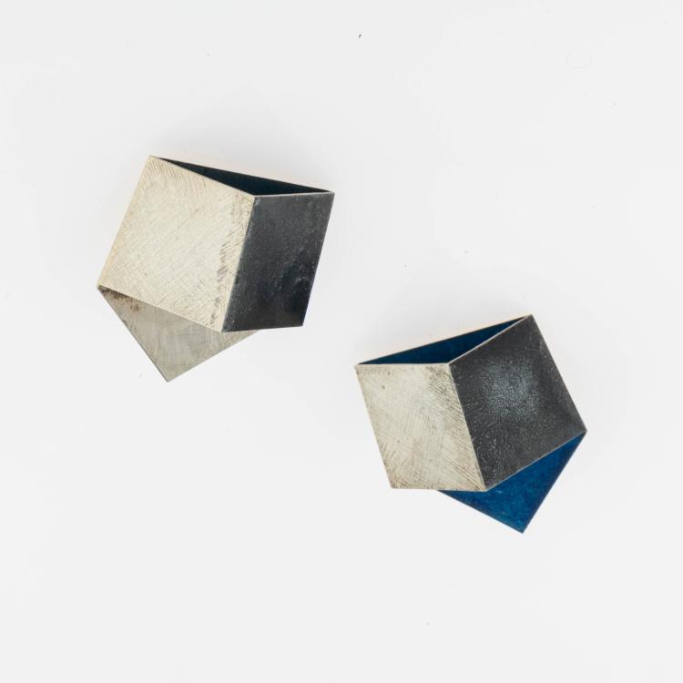 Hauptbild zu Objekt, Paar Ohrclips, 1995, Giampaolo Babetto, 176D 888