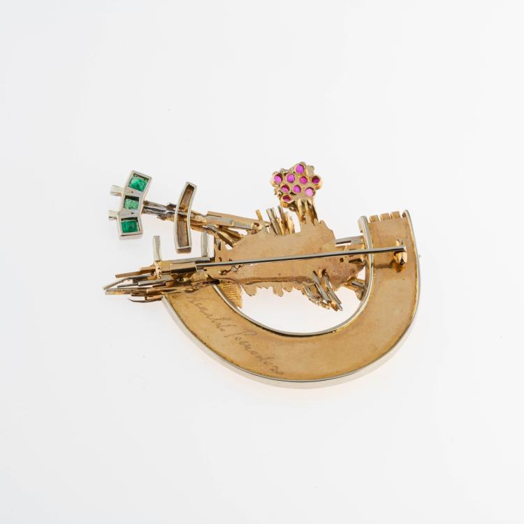 Bild 1 zu Objekt, Brosche, c. 1960, Arnaldo Pomodoro, 176D 866