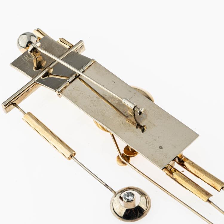 Bild 1 zu Objekt, Kinetic brooch 'Orologio italiano', 1972/73, Alberto Giorgi, 176D 869