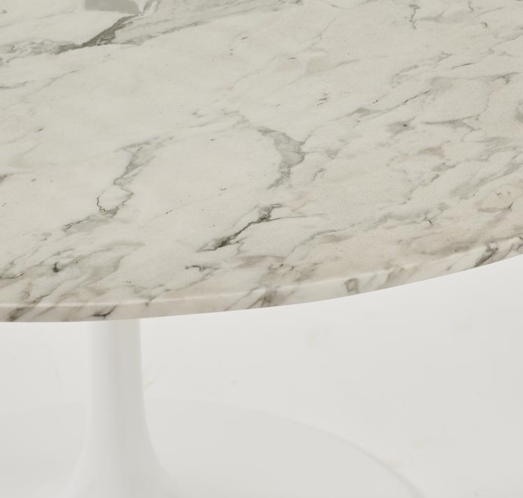 Bild 1 zu Objekt, Acht St&uuml;hle und ein Tisch 'Tulip', 1956, Eero Saarinen, Knoll International, New York, 177A 194