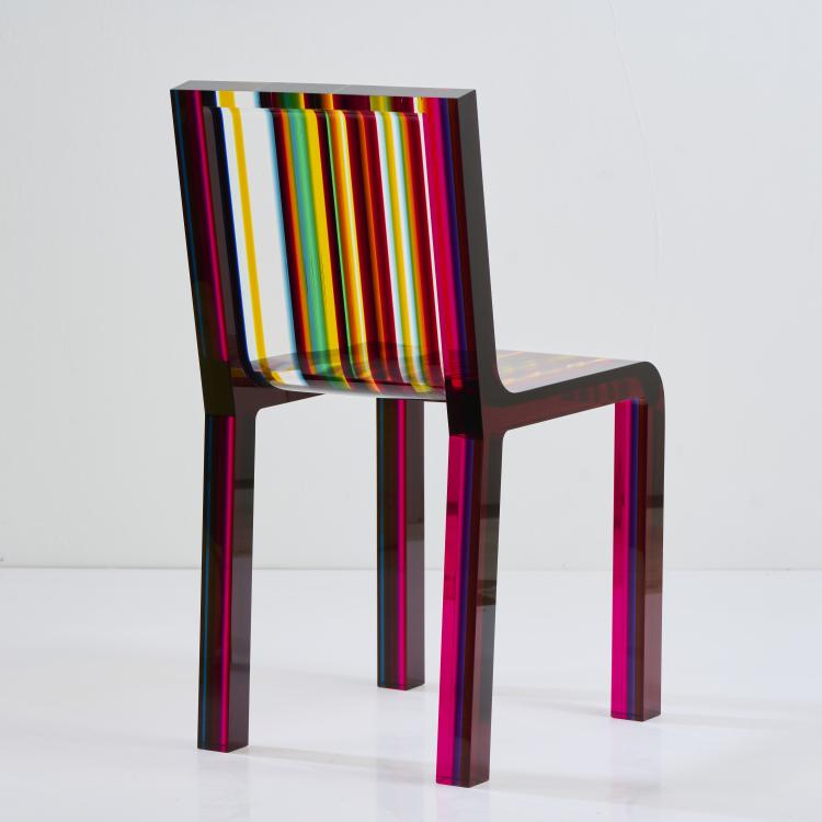 Bild 7 zu Objekt, Stuhl 'Rainbow chair', 2000 (Entwurf), Patrick Norguet, Cappellini, Arosio, 176B 262