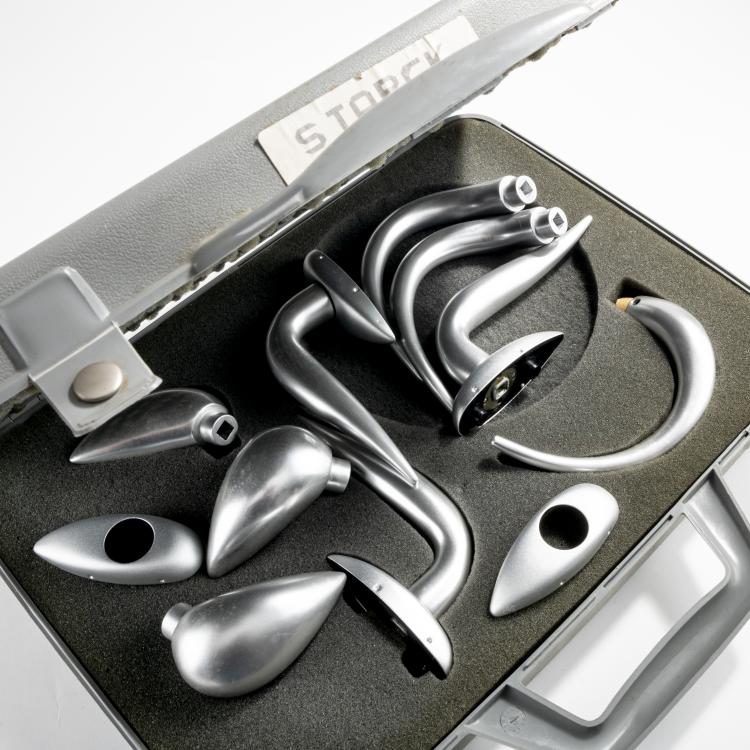 Bild 1 zu Objekt, Door and window handle prototypes, c. 1989, Philippe Starck, FSB, Brakel, 176B 250