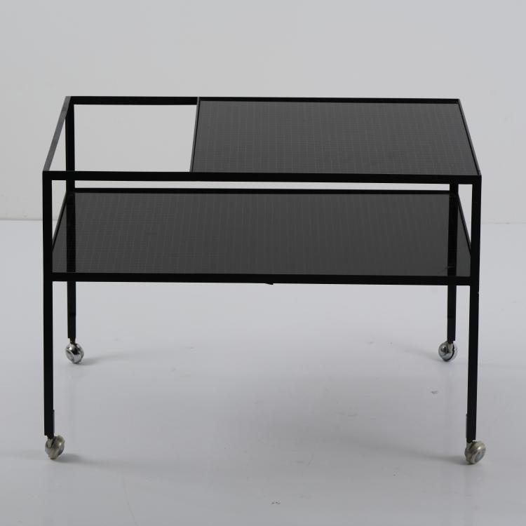 Bild 1 zu Objekt, Servierwagen, 1956, Herbert Hirche, Holz&auml;pfel, Christian, KG, Ebhausen, 176B 72