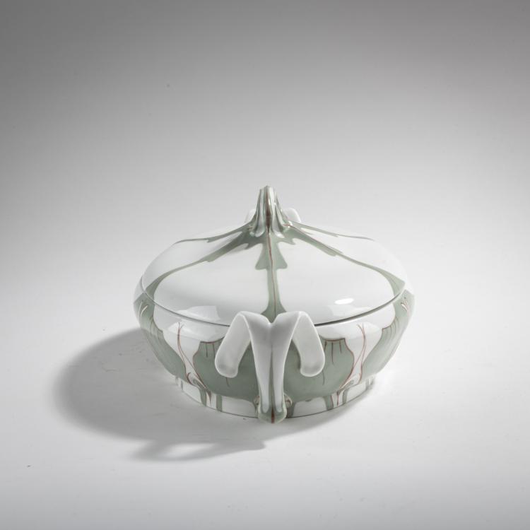 Bild 1 zu Objekt, Oval Turreen 'Crocus', 1896, Konrad Hentschel, Meissen, KPM, 176C 630